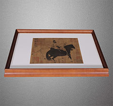 江孜书画装裱配框服务案例